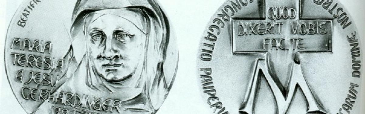 School Sisters of Notre Dame beatification medal