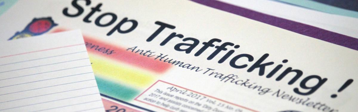 human trafficking pamphlet